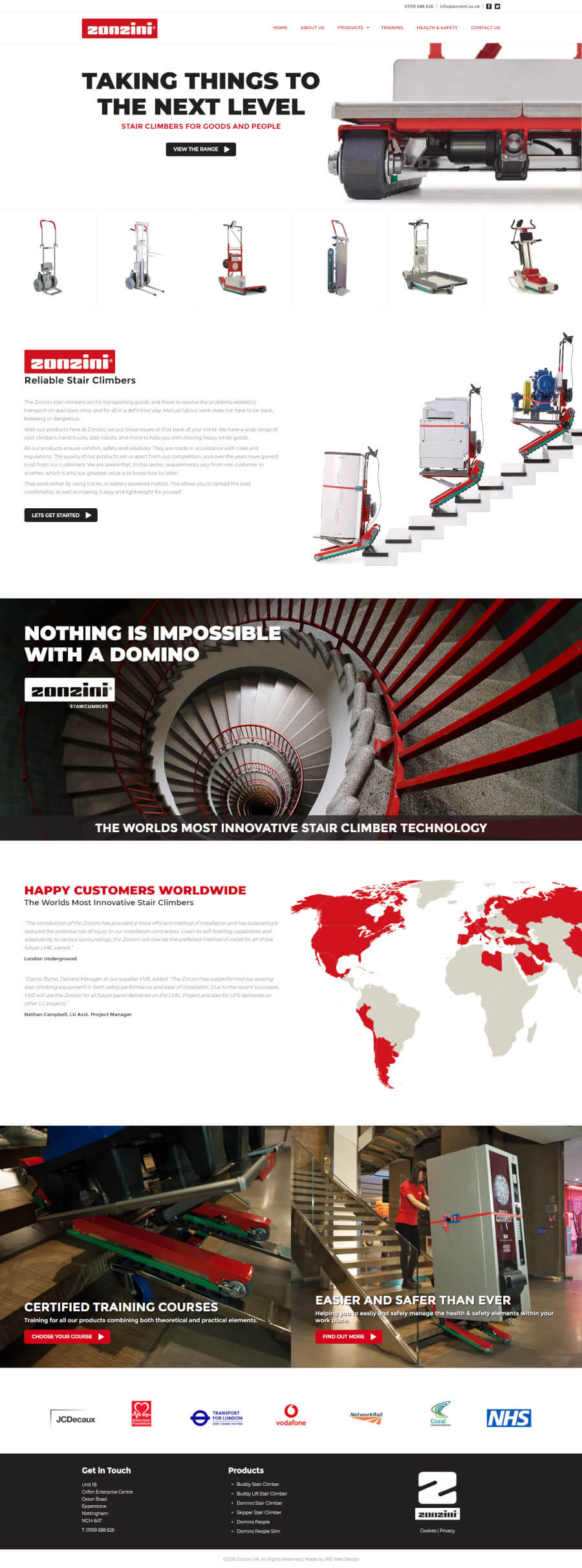 Zonzini website